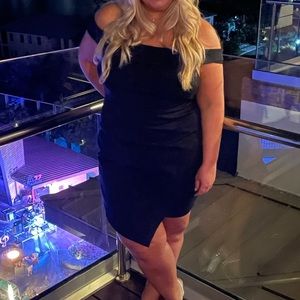 Black cocktail dress